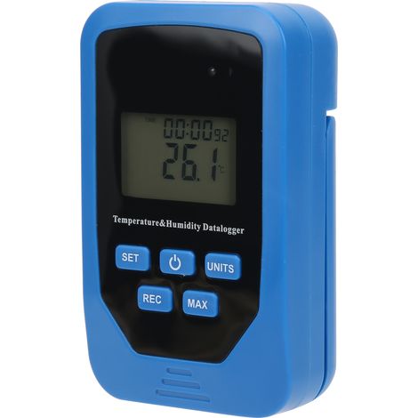 Enregistreur de données TL-505, thermohygromètre numérique multifonction avec capteur de température et d'humidité, affichage LCD, mesure précise, pour entrepôt, cave, serre, monitoring environnementa (1/5)