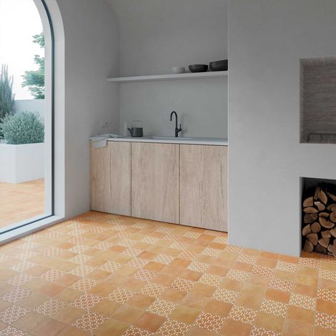 Carrelage effet zellige BEJMAT DECOR 15x15cm - Boîte de 0.48 m2 (1/2)