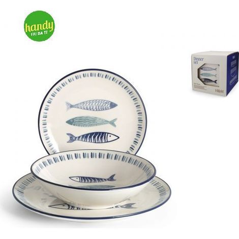 Servizio Tavola H&H Sardina 18 Pezzi