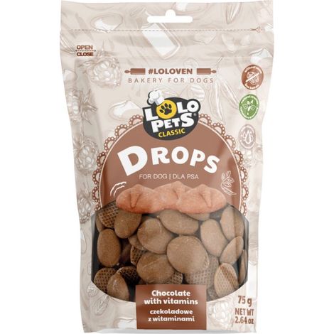 Lolo Pets  Gouttes vitaminées pour chiens 75 g - Chocolat 75 g
