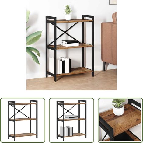 Étagère industriel - Étagère Bois ancien 60 x 30 x 85 cm Bois d'ingénierie (1/5)