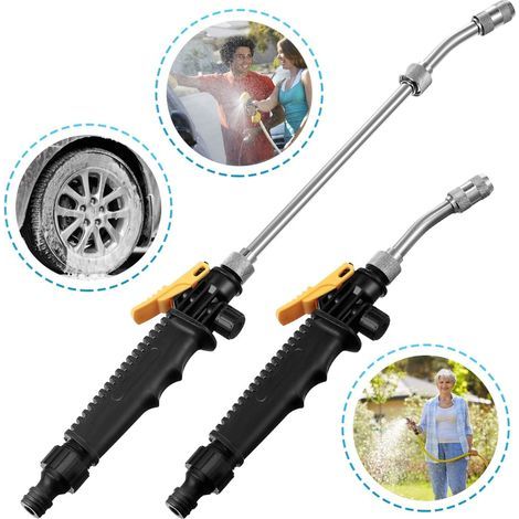 2-in-1-Hochdruckreiniger mit Lanze und verstellbarer Düse für Autowäsche und Gartenarbeit (1/5)