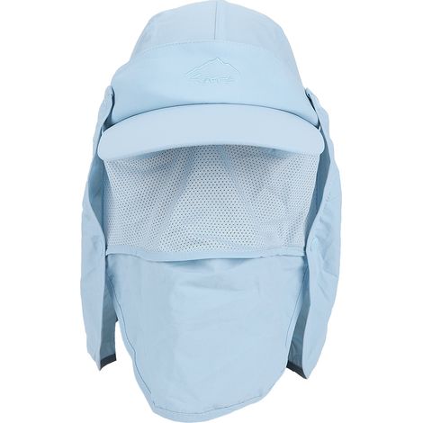 UV-Schutz 50+ mit breiter Krempe zum Angeln, Wandern und Gärtnern – Maximaler UV-Schutz (Blau, Einheitsgröße) (1/5)