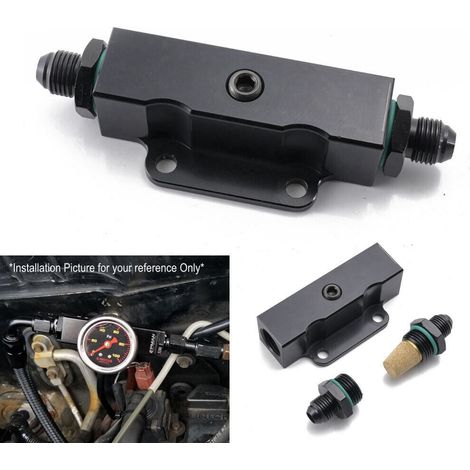 AN6 Aluminium-Benzinfilter, Kfz-Kraftstoffventil, Kraftstofffilter geeignet für allgemeine Kfz-Ersatzteile. (1/4)