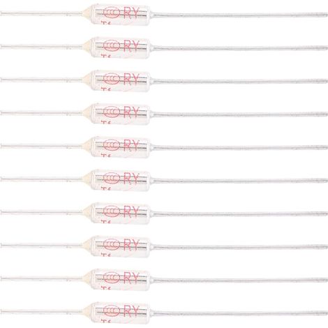 Fusible thermique 10A 250V ignifuge pour protection circuit - Électroménager (1/5)