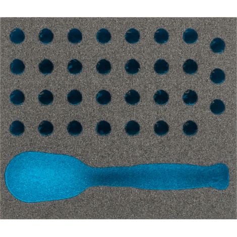 Hazet Garniture en mousse souple bimatière - 163-384L