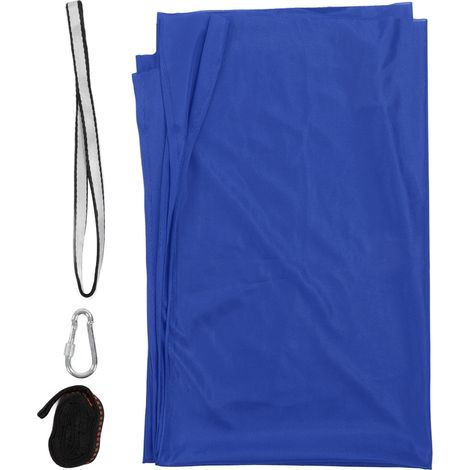 Hamac Enfant Polyester Élastique Confortable - Hamac Sensoriel Aérien Yoga pour Intérieur et Extérieur Bleu (1/5)