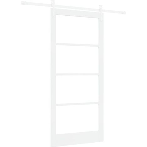 Maison Exclusive - Schiebetür ORKDAL Weiß 93 x 202 cm Massivholz