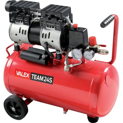 Compressore silenziato 24 lt 1 Hp TEAM 24S 1551573 VALEX (1/2)