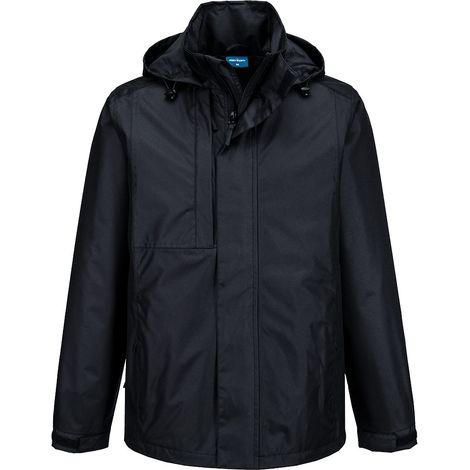 Giacca antipioggia Wx2 eco-sostenibile - Taglia L - Blu navy - Portwest