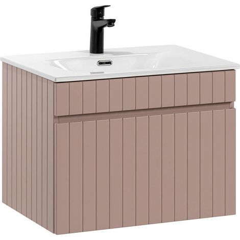 Waschtisch 60cm Zelie mit 1 Schublade, Rose (1/5)