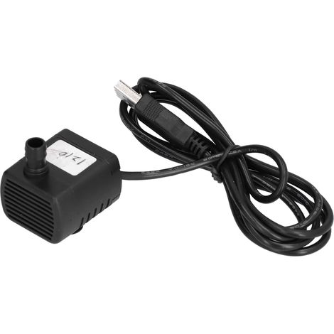 Pompe à eau submersible USB 170L/H pour bassin, fontaine et aquarium, étanche 12V DC