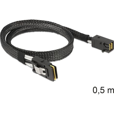 Kabel mini sas hd sff-8643  mini sas 36 pin sff-8087 0,5 m