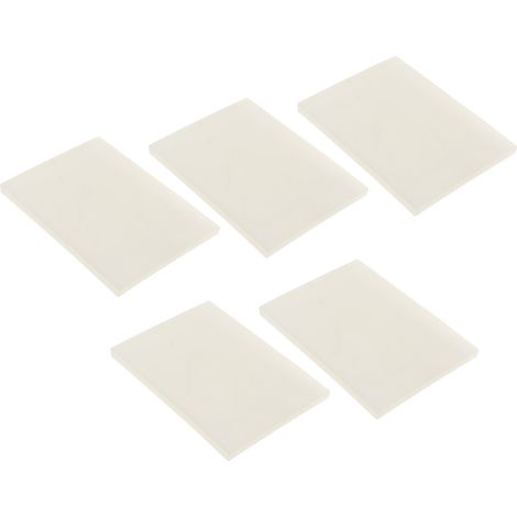 Lot de 5 blocs de gomme à graver souples, DIY artisanat pour création de tampons personnalisés, 10x7,5x0,5 cm (1/5)