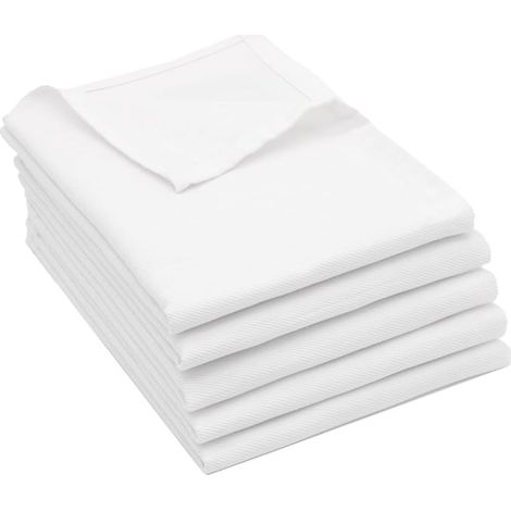Cotton Tea Towels, 50 x 70 cm, White (1/5)