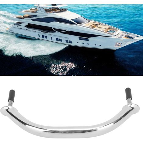 9 Zoll polierter 304 Edelstahl-Schiffshandlauf, geeignet für Boote, Yachten und Wohnmobile (2054S). (1/5)