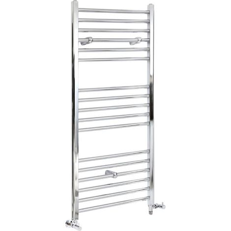 Hudson Reed Kent - Sèche-Serviettes Design Mixte Moderne Plat - Chromé - 120 cm x 40 cm