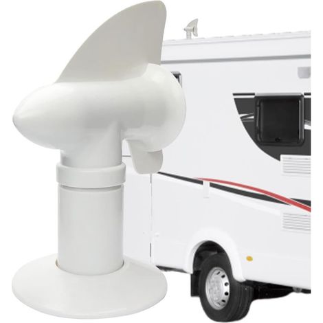 Capuchon d'aération de plomberie pour Camping-Car – Type de Siphon en Nylon, Couvercle de Sortie d'air résistant aux intempéries, mécanisme pivotant à 360 degrés Remplacement extérieur de pièces de (1/5)