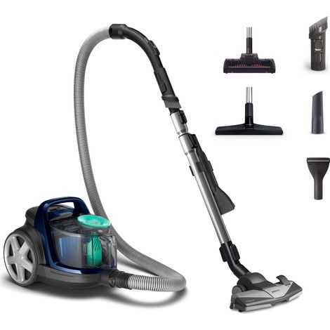 Philips PowerPro Active Beutelloser Staubsauger blau Louros (1/3)