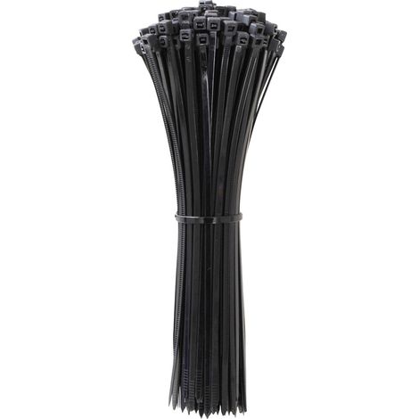 Quadrios 24CA374 24CA374 Kabelbinder 350 mm 7.6 mm Schwarz UV-stabilisiert 100 St.