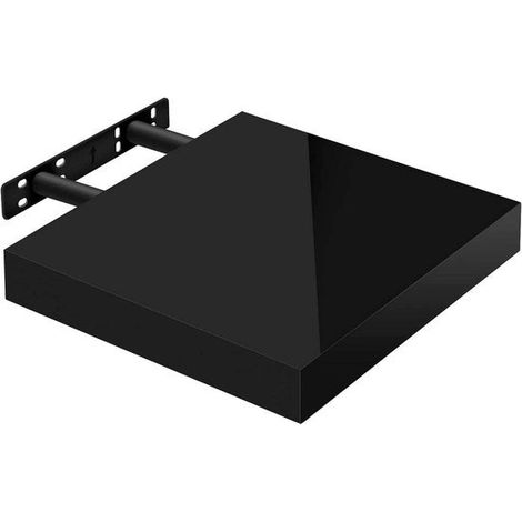 WOLTU Étagère Murale, Tablette Murale Panneau de Bois, Étagère Flottante, Étagère à Livres, 25x22, 9x3, 8cm, Nior RG9488sz
