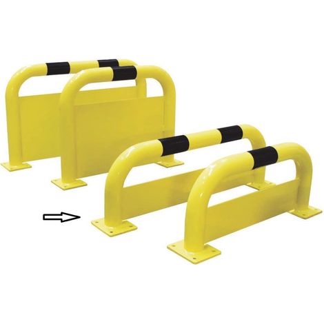 Barrera de protección 1.000 x 350 mm Amarillo/Negro METALWORKS BARP3510NJ (1/2)