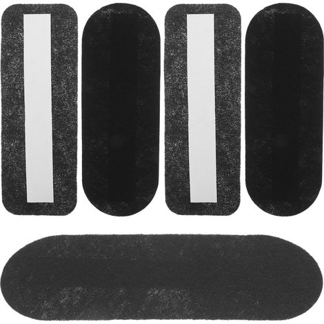 5 Pièces Filtre Élégante Pales Ventilateur Noir de Plafond pour en de la Charbon Actif Éponge, Poussière, Solide Finition Moderne et pour Maison et Bureau (1/5)