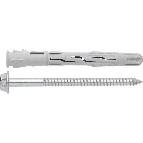 T-NUX E - TASSELLI IN NYLON. VITE ESAGONALE 10X180 (50 pz.) (1/4)