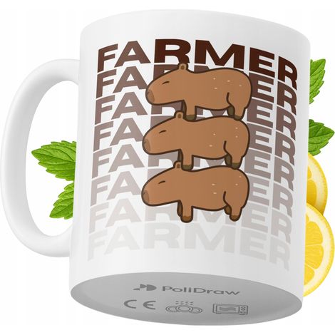 Taza de café/té divertida con diseño de texto humorístico para granjeros. Taza ideal para cumpleaños, santos y días festivos. Taza premium para ocasiones especiales en casa, la oficina o el trabajo. C (1/5)