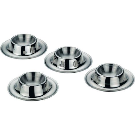Kela Vision Eierbecher aus Stahl, 4 Stück.