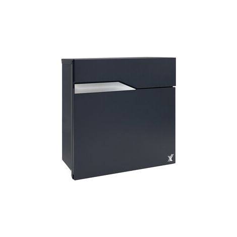 CASSETTA POSTALE ALUBOX NETTUNO 37X11X37 GRIGIO