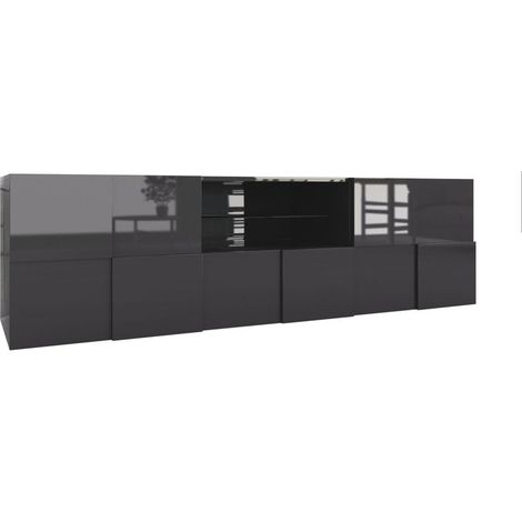 Porta TV BRAMON antracite (1/3)