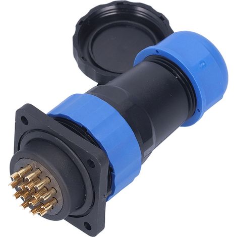 Connecteur étanche IP68 mâle-femelle 4 broches carré SP2816 pour aviation 380V 10A