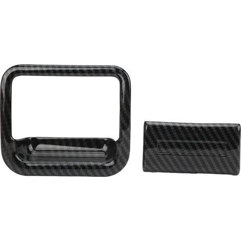 CoPilot Boîte à Gants Poignée Couvercle Garniture Carbone Texture Compatible Nissan Navara Frontier NP300 2015-2019 (1/5)