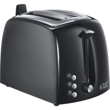 Russell Hobbs Texture Plus Toaster Schwarz 2-Scheiben-Toaster