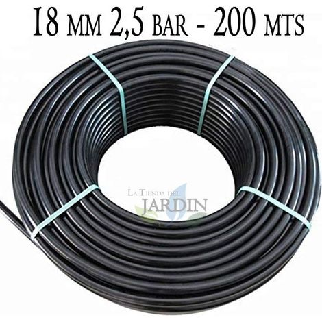Polyethylenrohr 18mm Landwirtschaftliches Rohr 18mm 2,5 bar 200 Meter Bewässerungsrohr 18mm Bewässerungsschlauch 18mm