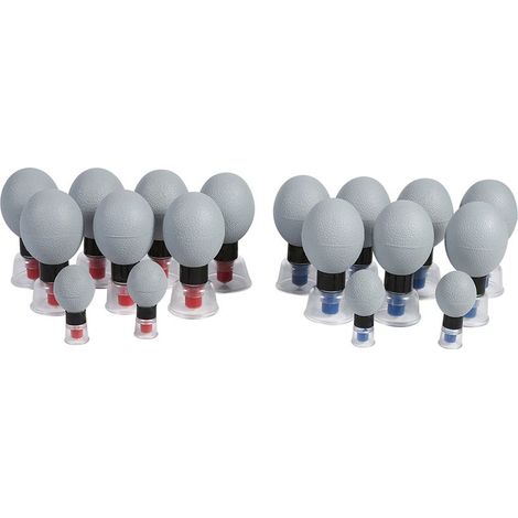 18 Pièces/Set Produit de Santé à Ventouses Thérapie Magnétique Acupression pour Soins à Domicile