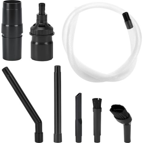 Ensemble de 8 Brosse aspirateurs, Ø 32/35 mm Adaptateur d'aspirateur, Compris Buses de Tubulure, pinceaux pour Meubles et Flexible d'aspirateur (1/5)