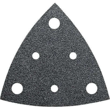 [GEBRAUCHT] B-Ware Fein Schleifpapier Deltaschleifpapier Blatt Zirkon K80 Klett gelocht 35 Stück