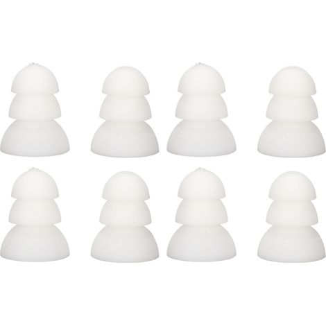 8-teiliges Set weicher Silikon-Ohrpassstücke mit 3 Lagen für Hinter-dem-Ohr-/Im-Ohr-Hörgeräte (1/5)