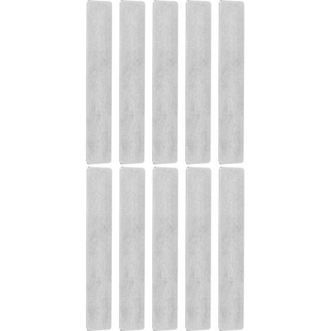 10 pièces accessoires de pompe rectangulaire en fonte de plaque de soupape de compresseur d'air pour cylindre de 51mm