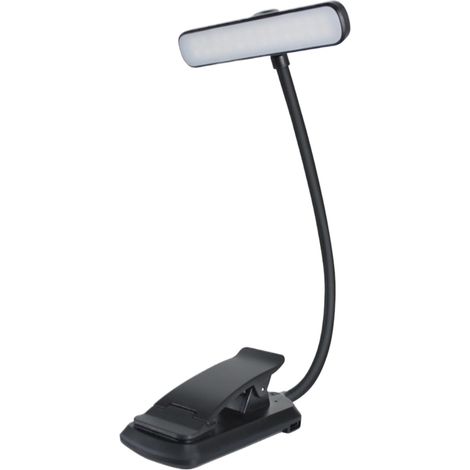 Lampe de lecture à clipser – Lumière réglable 32,5 cm, luminosité (1/5)
