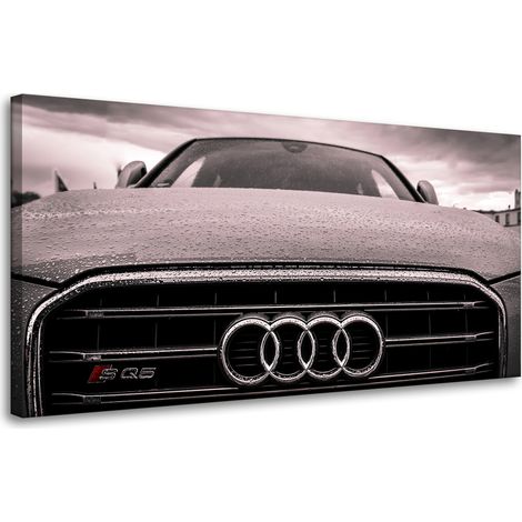 Leinwanddruck Jugend Audi Auto 80x40