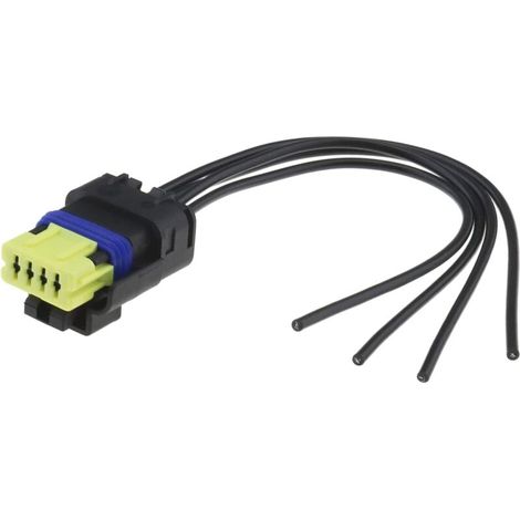 Fiche de Faisceau Câble Pompe à Carburant de Voiture 4 Broches 8201348602 15cm Connecteur de Capteur de Réservoir de Pompe à Carburant Pièces de Rechange Automobiles