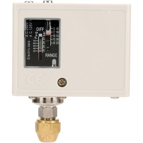 Interrupteur de contrôle de pression électronique 24 V 380 V pour compresseur de pompe à air et à eau (1/5)
