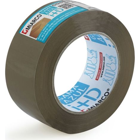 Cinta Adhesiva 48Mmx 66Mt Embalaje Polipropileno   Marron Gama Azul Miarco