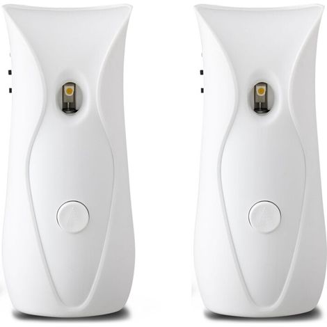 Dispensador automático de ambientador para baño (2 unidades) con pulverizador de ambientador con temporizador. (1/3)