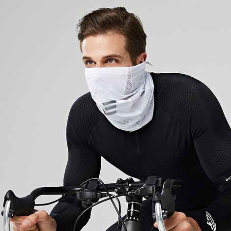 Sonnenschutz-Gesichtsschal, atmungsaktiver Motorrad-Nackenwärmer, schnelltrocknendes Kopftuch zum Fahren (1/5)