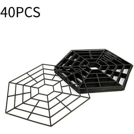 40 Pcs Floating Plastic Netting, Protective Ring for Ornamental Ponds, Garden Fish Protection Barrier, Wire Mesh for Herons, Crows, Magpies, and Cats (1/5)