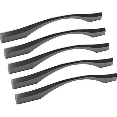 Schüco Alu Competence Möbelgriff ABELE BA 288/ 320 mm Chrom dunkel, 5 Stück (1/5)